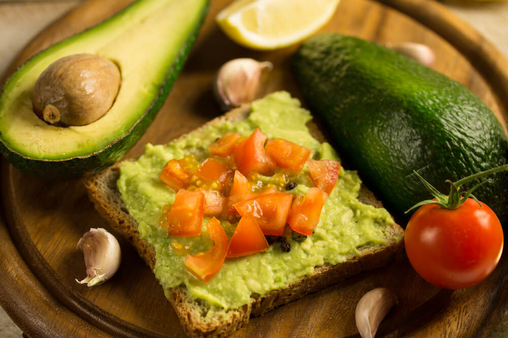 Snacks to eat with braces - avocado toast